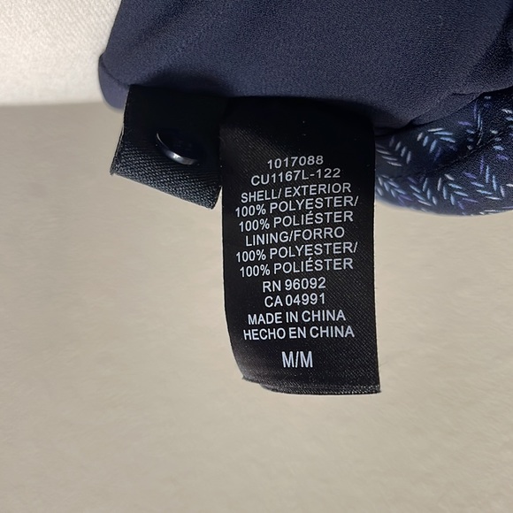 Hilary Radley Sz M Long Sleeve Top - Navy dress - Picture 8 of 8